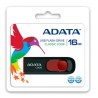 MEMORIA USB ADATA 16GB CLASSIC C008 ROJO/NEGRO