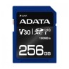 Memoria SDXC ADATA 256GB, CL10, V30, UHD, 4K, 100Mbps, Negro/Azul
