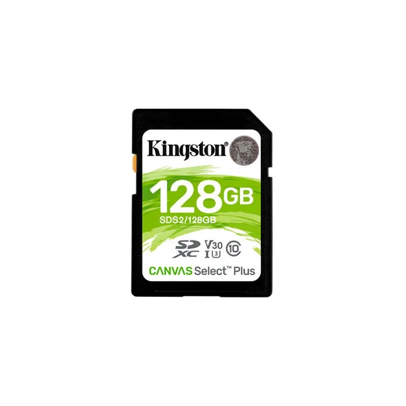 Memoria SD Kingston Canvas Select Plus, 128GB SDHC UHS-I Clase 10