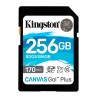 Memoria SD Kingston Canvas Go! Plus 256GB Sdxc Uhs-I Clase 10