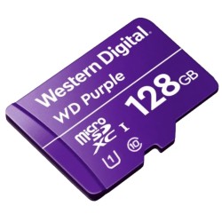 Memoria MicroSDXC Western Digital Purple SC QD101, 128GB Purpura, C10, Ultra resistencia 64 TBW