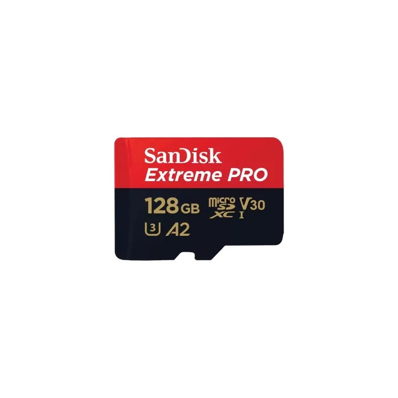 Memoria MicroSDXC SanDisk Extreme Pro 128GB Clase 10 Con Adaptador