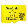 Memoria MicroSD SanDisk, 256 GB, 100 MB/s Lectura, 90 MB/s Escritura, Nintendo Switch, Edicion Mario Bros