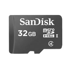 Memoria MicroSD Sandisk Mobile 32GB Sdhc Clase 4 con Adaptador Sd