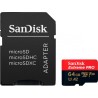 Memoria MicroSD Sandisk 64GB Extreme Pro MicroSDxc Uhs-I Clase 10 Read 170 Mbps Write 90 Mbps