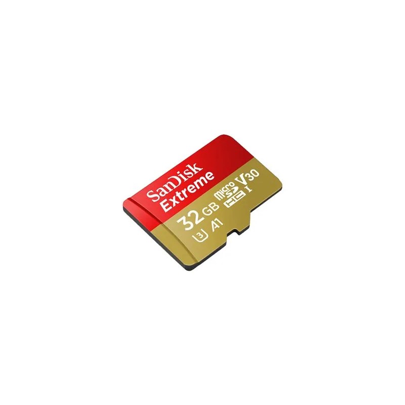 Memoria MicroSD Sandisk 32GB Extreme Sdhc, Sdxc Uhs-I Clase 10 Read 100Mb/S Write 60 MbS