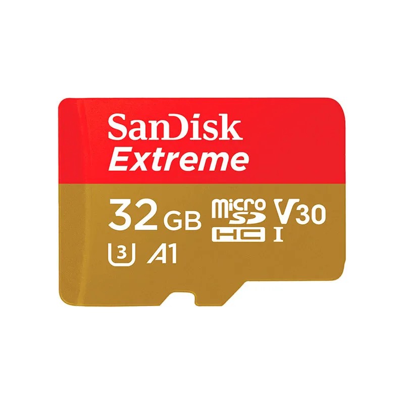 Memoria MicroSD Sandisk 32GB Extreme Sdhc Uhs-I Clase 10 Read 100Mb/S Write 60 MbS