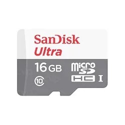 Memoria MicroSD Sandisk 16GB Ultra Sdhc Uhs-I Clase 10 Read 80Mb/S