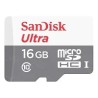 Memoria MicroSD Sandisk 16GB Ultra Sdhc Uhs-I Clase 10 Read 80Mb/S