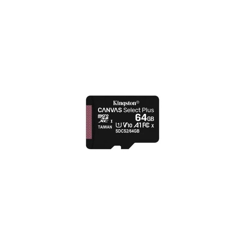 Memoria MicroSD Kingston Canvas Select Plus 64GB MicroSDxc Clase 10