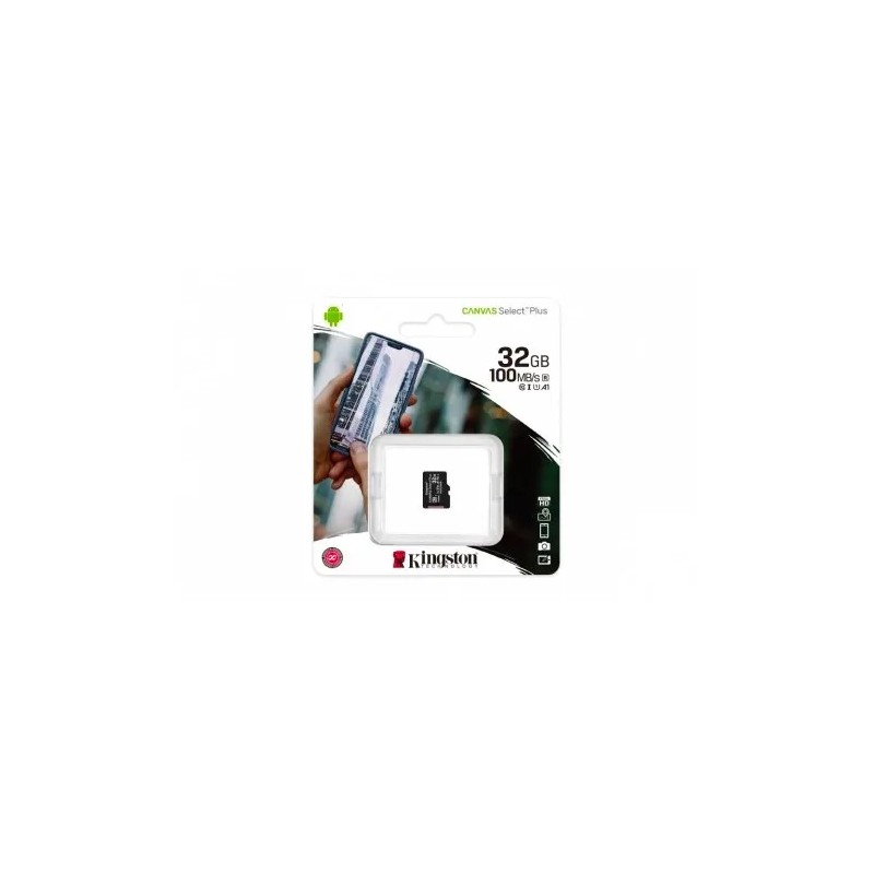Memoria MicroSD Kingston Canvas Select Plus 32GB MicroSDxc Clase 10