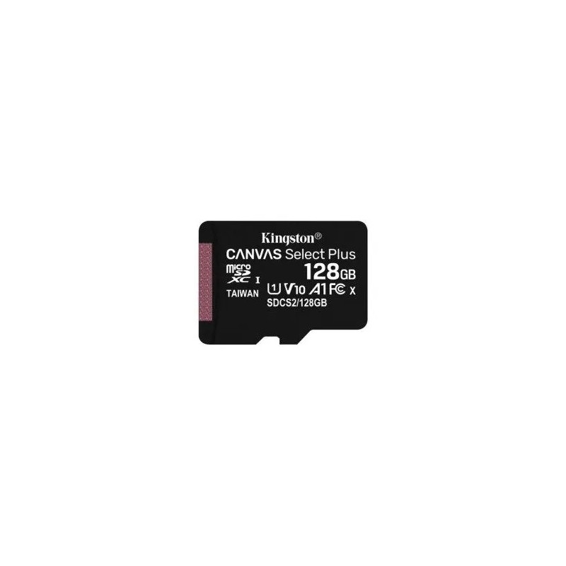 Memoria MicroSD Kingston Canvas Select Plus 128GB MicroSDxc Clase 10