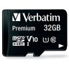 Memoria MicroSD HC Verbatim Premium 32GB, Clase 10, 90MB/s read speed, resistente al agua y golpes