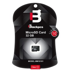 Memoria MicroSD Blackpcs 32GB Sdhc Clase 10 Read 30Mb/S