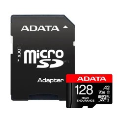 Memoria MicroSD Adata Premier Pro SDHC 128GB UHS-I U3 V30S U3 A2 Color Negro-Aqua
