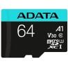 Memoria MicroSD Adata Premier Pro 64GB MicroSDxc Uhs-I Clase 10 con Adaptador
