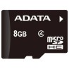 Memoria MicroSD Adata 8GB Sdhc Clase 4 Read 12Mb/S Write 4Mb/S