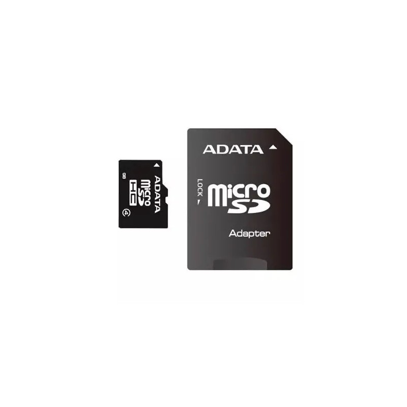Memoria MicroSD Adata 16GB Sdhc Clase 4 Read 10Mb/S Write 4Mb/S
