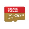 Memoria MicroSD Sandisk 32GB Extreme Sdhc, Sdxc Uhs-I Clase 10 Read 100Mb/S Write 60 MbS