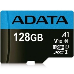Memoria Micro SDXC ADATA Premier V10, 128GB, UHS-I, Class 10, Adaptador SD