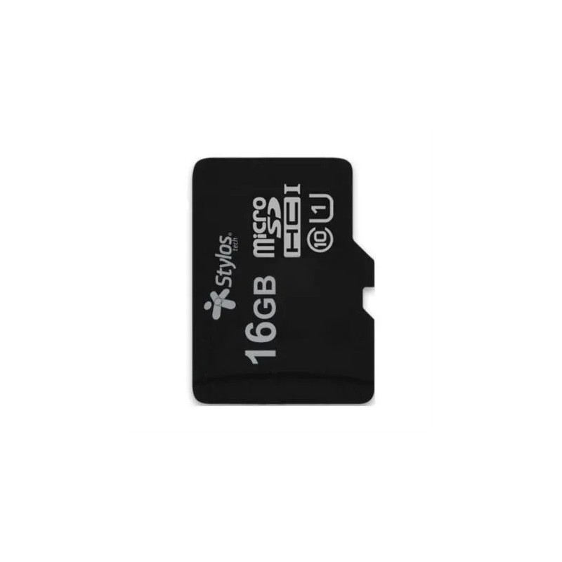 Memoria Micro SD Stylos 16 GB UHS1 C/Adaptador