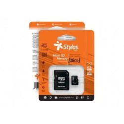 MEMORIA MICRO SD STYLOS 16 GB (STMS161B)