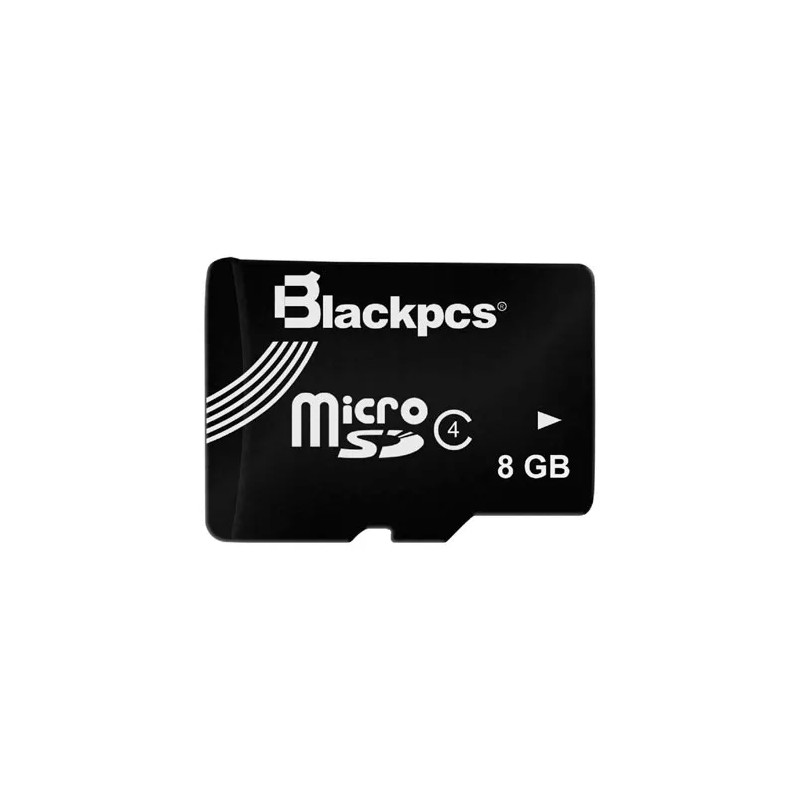 MEMORIA MICRO SD BLACKPCS CL4 8GB C/ADAPTADOR (MM4101A-8)