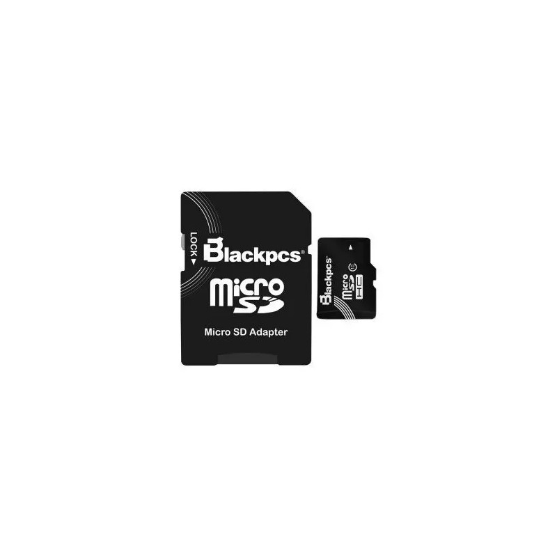 MEMORIA MICRO SD BLACKPCS CL10 64GB C/ADAPTADOR (MM10101A-64)