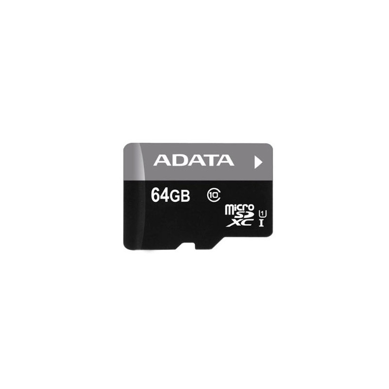 Memoria Micro Sd Adata UHS-I 64GB Class 10 Con Adaptador Sd