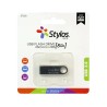 Memoria Flash/USB Stylos Tech 8GB USB a Lectura 80Mb/S Plata