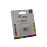 Memoria Flash, USB Stylos STMUS42S 16GB USB 3.2 Plata