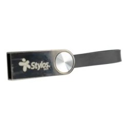 Memoria Flash, USB Stylos ST300 16GB USB 2.0 Lectura 80MB/s Gris