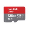 Memoria Flash, USB Sandisk Ultra A1 128GB MicroSDxc Clase 10