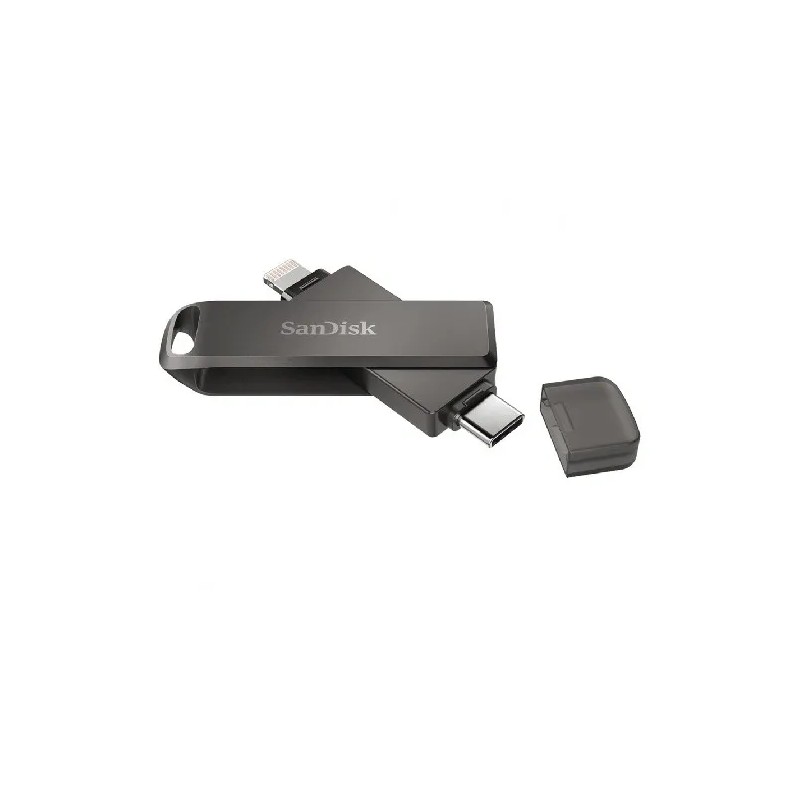 Memoria Flash, USB Sandisk Ixpand Drive Luxe 256GB USB 3.1 Negro