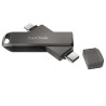 Memoria Flash, USB Sandisk Ixpand Drive Luxe 256GB USB 3.1 Negro