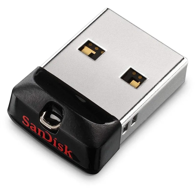 Memoria Flash, USB Sandisk Cruzer Fit Z33 64GB USB a 2.0 Negro, Plata