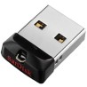 Memoria Flash, USB Sandisk Cruzer Fit Z33 64GB USB a 2.0 Negro, Plata