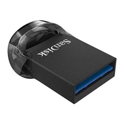 Memoria Flash, USB 3.1 Sandisk 64GB Ultra Fit Read 130Mb/S Negro