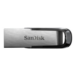 Memoria Flash, USB 3.0 Sandisk 16GB Ultra Flair Read 130Mb/S Negro, Plata
