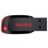Memoria Flash, USB 2.0 Sandisk 64GB Cruzer Blade Negro