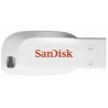 Memoria Flash, USB 2.0 Sandisk 16GB Cruzer Blade Blanco