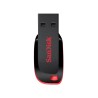 Memoria Flash, USB 2.0 Sandisk 128GB Cruzer Blade Negro, Rojo