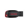 Memoria Flash, USB 2.0 Sandisk 128GB Cruzer Blade Negro, Rojo