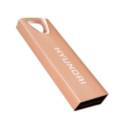 Memoria Flash, USB 2.0 Hyundai Bravo Deluxe 16GB USB 2.0 Oro Rosado