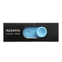 Memoria Flash, USB 2.0 Adata 16GB Uv220 Negro / Azul