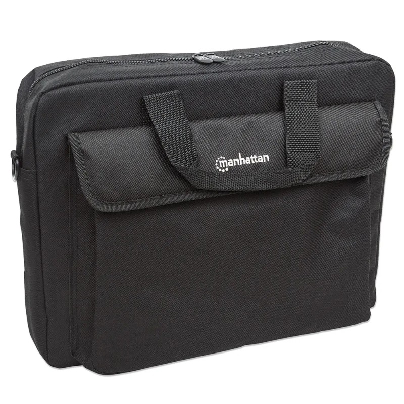 Maletin para Laptop Manhattan London de 15.6 Pulgadas, Poliester, Color Negro