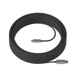 Logitech Strong - Cable USB - USB Tipo A (M) a USB-C (M) - USB 3.2 Gen 2 - 25 m - plenum, Active Optical Cable (AOC)