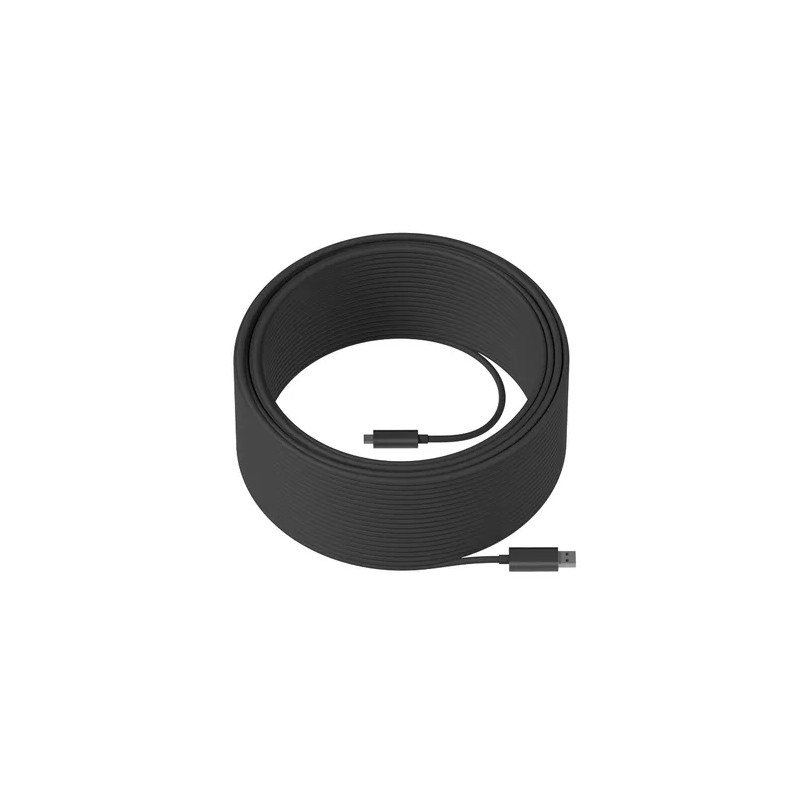 Logitech Strong - Cable USB - USB Tipo A (M) a USB-C (M) - USB 3.2 - 45 m - plenum, Active Optical Cable (AOC)