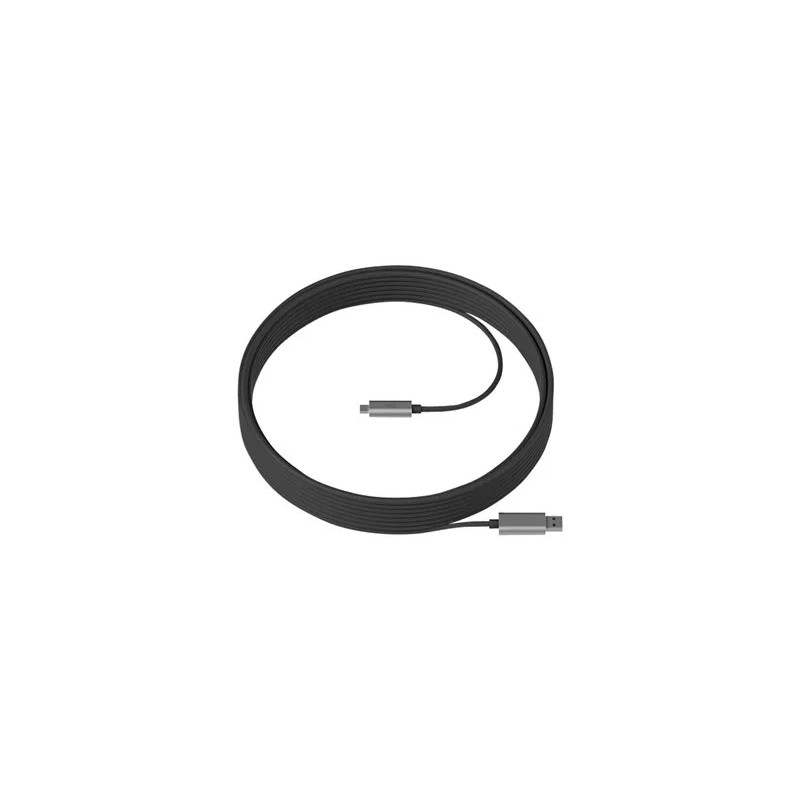 Logitech Strong - Cable USB - USB Tipo A (M) a USB-C (M) - USB 3.1 - 10 m - plenum, Active Optical Cable (AOC)