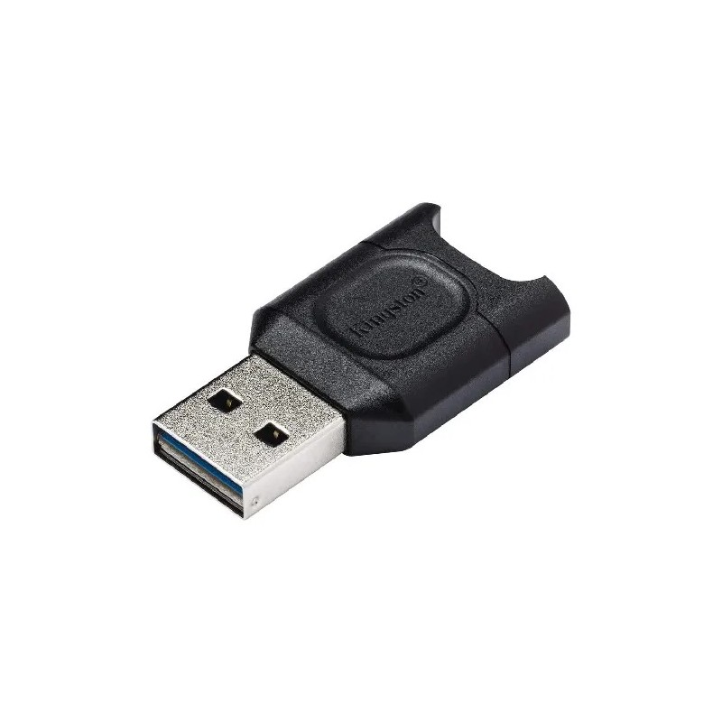 Lector de Memorias MicroSD Kingston Externo USB 3.2 Otg Negro
